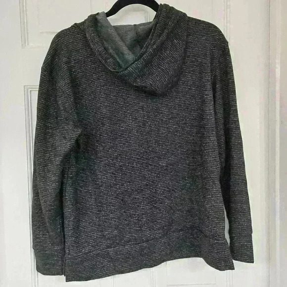 Champion Elite Black Stripe Cowl Neck Hoodie,M - Picture 3 of 4